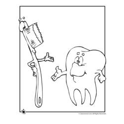 着色页: 牙医 (行业和专业) #92858 - 免费可打印着色页