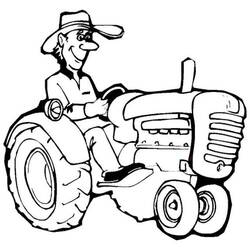 着色页: 农民 (行业和专业) #96153 - 免费可打印着色页