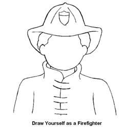着色页: 消防队员 (行业和专业) #105542 - 免费可打印着色页