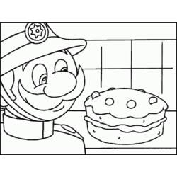 着色页: 消防队员 (行业和专业) #105648 - 免费可打印着色页