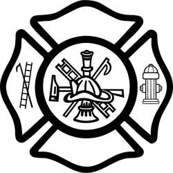 着色页: 消防队员 (行业和专业) #105761 - 免费可打印着色页