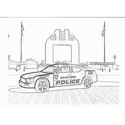 着色页: 警官 (行业和专业) #105440 - 免费可打印着色页