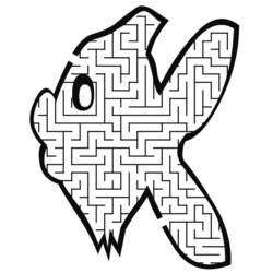 着色页: 迷宫 (学习和教育) #126429 - 免费可打印着色页