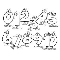 着色页: 数字 (学习和教育) #192707 - 免费可打印着色页