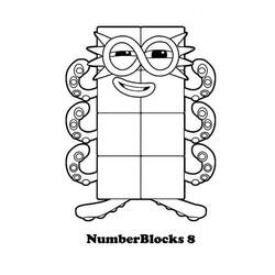 着色页: 数字积木 (学习和教育) #186697 - 免费可打印着色页