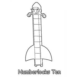 着色页: 数字积木 (学习和教育) #186699 - 免费可打印着色页