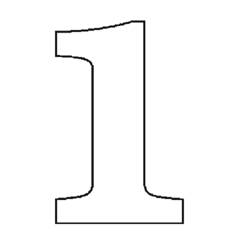 着色页: 数字 (学习和教育) #125265 - 免费可打印着色页