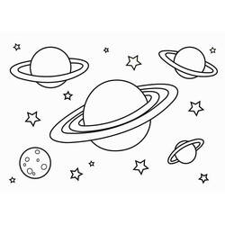 着色页: 行星(太阳系) (学习和教育) #157603 - 免费可打印着色页