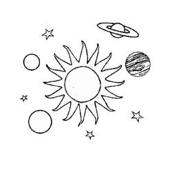 着色页: 行星(太阳系) (学习和教育) #157611 - 免费可打印着色页