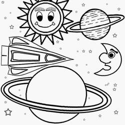 着色页: 行星(太阳系) (学习和教育) #157658 - 免费可打印着色页