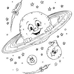着色页: 行星(太阳系) (学习和教育) #157807 - 免费可打印着色页