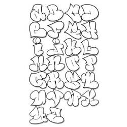 着色页: 字母表 (字母和字母表) #124649 - 免费可打印着色页