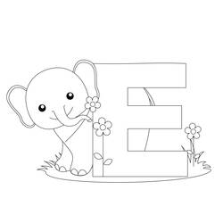 着色页: 字母表 (字母和字母表) #124653 - 免费可打印着色页