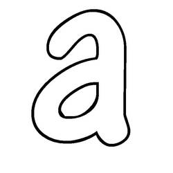 着色页: 字母A (字母和字母表) #194549 - 免费可打印着色页