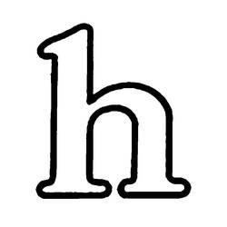 着色页: 字母H (字母和字母表) #194630 - 免费可打印着色页