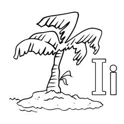 着色页: 字母I (字母和字母表) #194642 - 免费可打印着色页