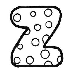 着色页: 字母Z (字母和字母表) #194872 - 免费可打印着色页