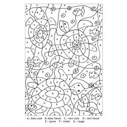 着色页: 魔法字母 (字母和字母表) #210060 - 免费可打印着色页
