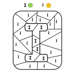 着色页: 魔法字母 (字母和字母表) #220127 - 免费可打印着色页