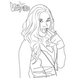 着色页: Chica Vampiro (电影和电视剧) #204470 - 免费可打印着色页