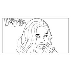 着色页: Chica Vampiro (电影和电视剧) #204474 - 免费可打印着色页