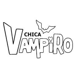 着色页: Chica Vampiro (电影和电视剧) #204476 - 免费可打印着色页