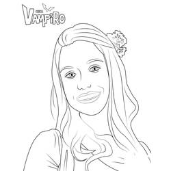 着色页: Chica Vampiro (电影和电视剧) #204477 - 免费可打印着色页