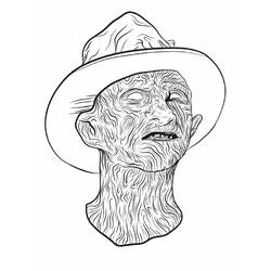 着色页: 弗莱迪·克鲁格 - 免费可打印着色页