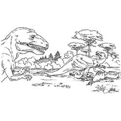 着色页: 侏罗纪公园 (电影和电视剧) #15940 - 免费可打印着色页