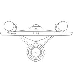 着色页: 星际迷航 (电影和电视剧) #70162 - 免费可打印着色页