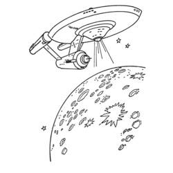 着色页: 星际迷航 (电影和电视剧) #70228 - 免费可打印着色页