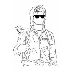 着色页: 怪奇物语 - 免费可打印着色页