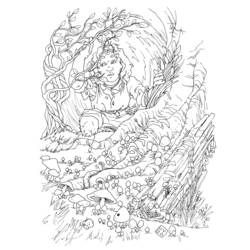 着色页: 霍比特人 (电影和电视剧) #70951 - 免费可打印着色页
