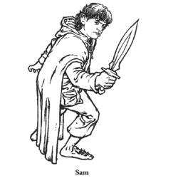着色页: 霍比特人 (电影和电视剧) #70960 - 免费可打印着色页