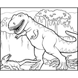 着色页: 侏罗纪公园 (电影) #15920 - 免费可打印着色页