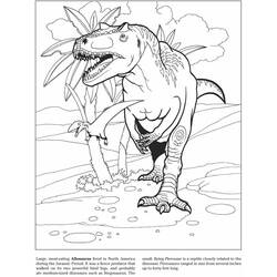 着色页: 侏罗纪公园 (电影) #15932 - 免费可打印着色页