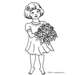 着色页: 花束 (自然与季节) #160746 - 免费可打印着色页