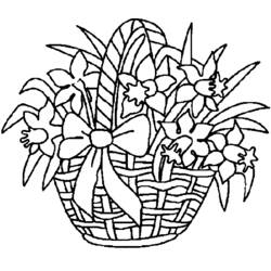 着色页: 花束 (自然与季节) #160833 - 免费可打印着色页