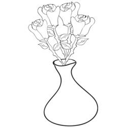 着色页: 花束 (自然与季节) #160846 - 免费可打印着色页