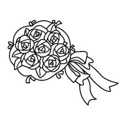 着色页: 花束 (自然与季节) #160857 - 免费可打印着色页