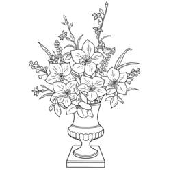 着色页: 花束 (自然与季节) #160868 - 免费可打印着色页