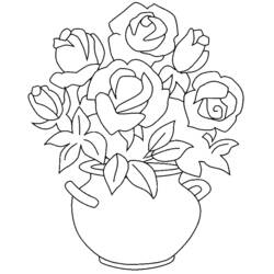 着色页: 花束 (自然与季节) #160877 - 免费可打印着色页