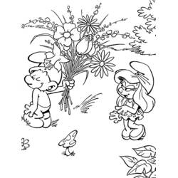 着色页: 花束 (自然与季节) #160890 - 免费可打印着色页