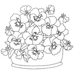 着色页: 花束 (自然与季节) #160924 - 免费可打印着色页