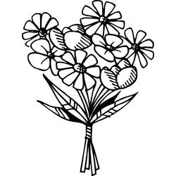 着色页: 花束 (自然与季节) #195622 - 免费可打印着色页