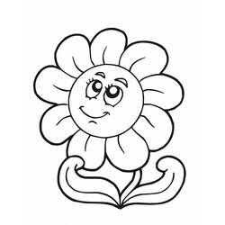 着色页: 雏菊 (自然与季节) #176543 - 免费可打印着色页