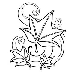 着色页: 秋季 (自然与季节) #164042 - 免费可打印着色页
