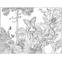 着色页: 森林 (自然与季节) #157026 - 免费可打印着色页