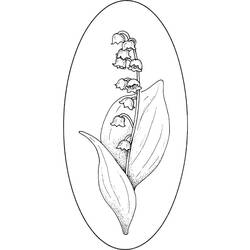 着色页: 铃兰 (自然与季节) #176391 - 免费可打印着色页