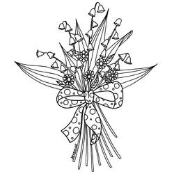 着色页: 铃兰 (自然与季节) #176393 - 免费可打印着色页